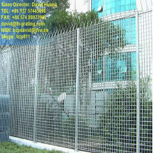 hot dip galvanized fence grating . galvanized steel fence grid. galvanized grating fencing steel